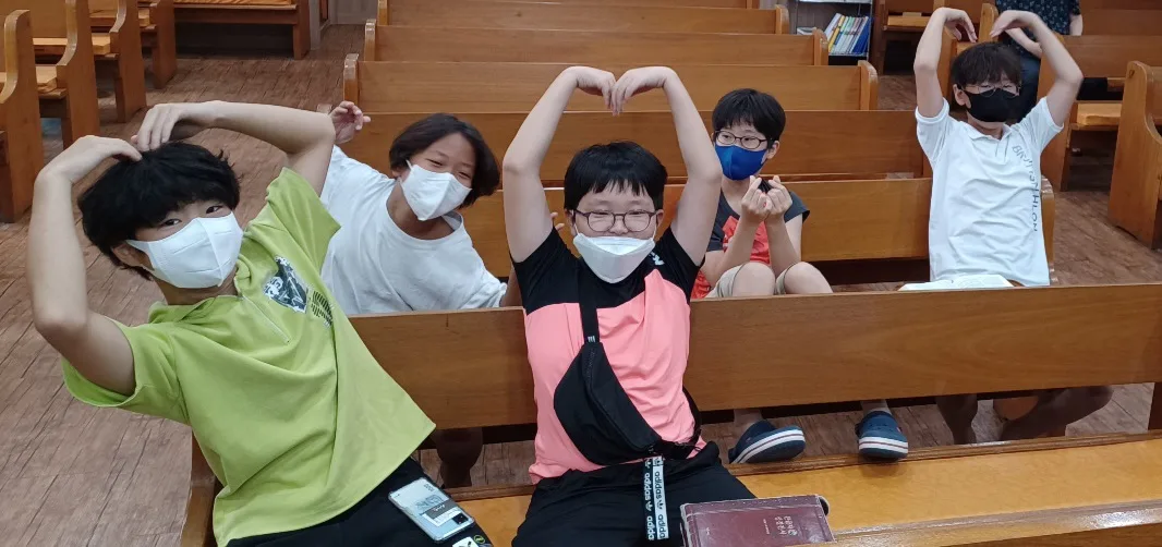 2022년 8월 7일 주일 예배 교회학교 아이들
